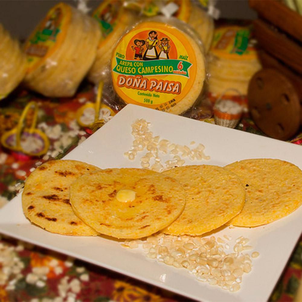 Arepas de queso DONA PAISA extradelgada 10 und (500  gr) img #2
