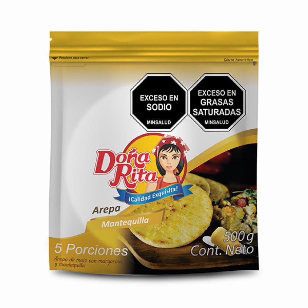 Arepas blancas DONA RITA mozzarella (500  gr) img #1