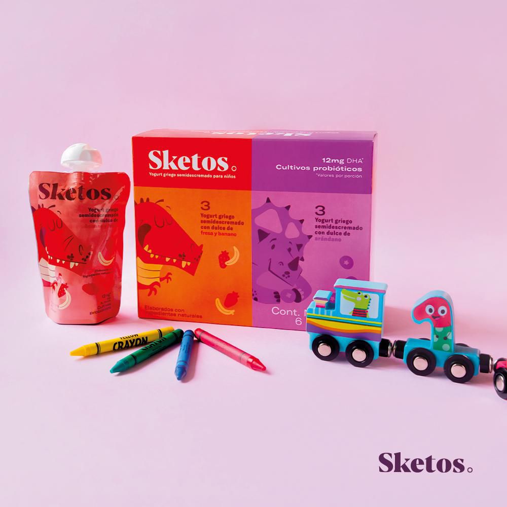 Yogurt griego SKETOS semidescremado (457  ml) img #2