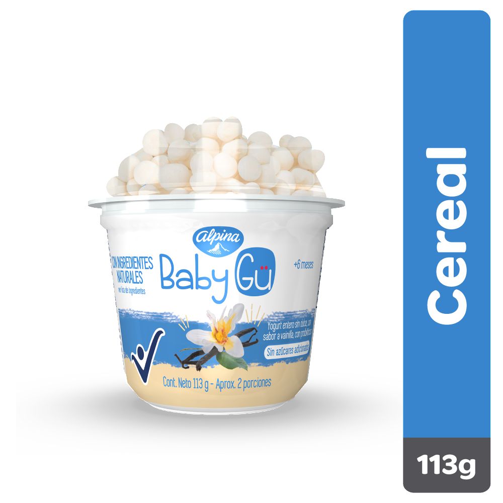 Yogurt BABYGÜ vainilla y cereal vaso (105  gr) img #1