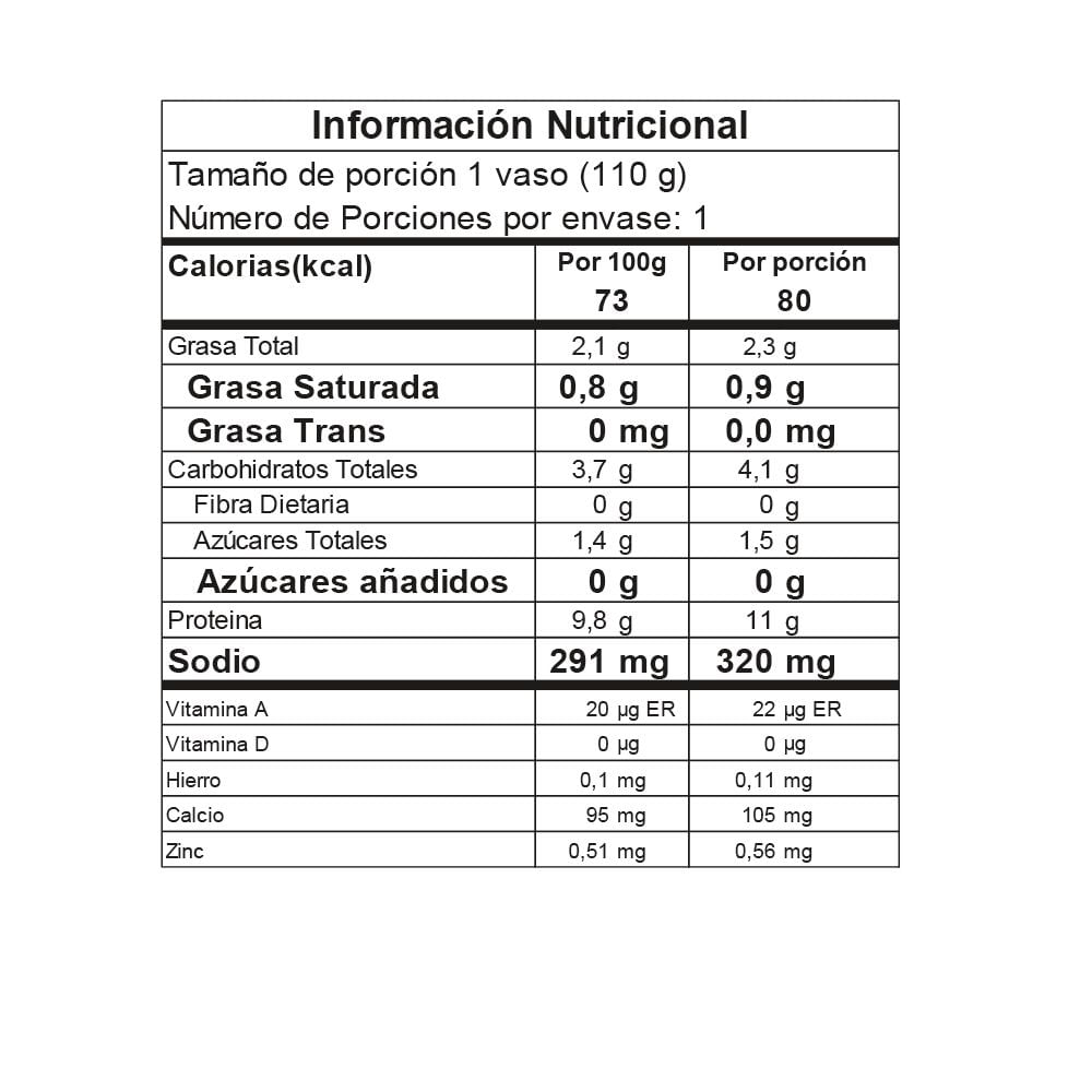 Queso cottage SKETOS fresco sabor natural (220  gr) img #3