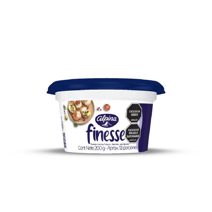 Queso Crema  FINESSE vaso (200  gr) img #2