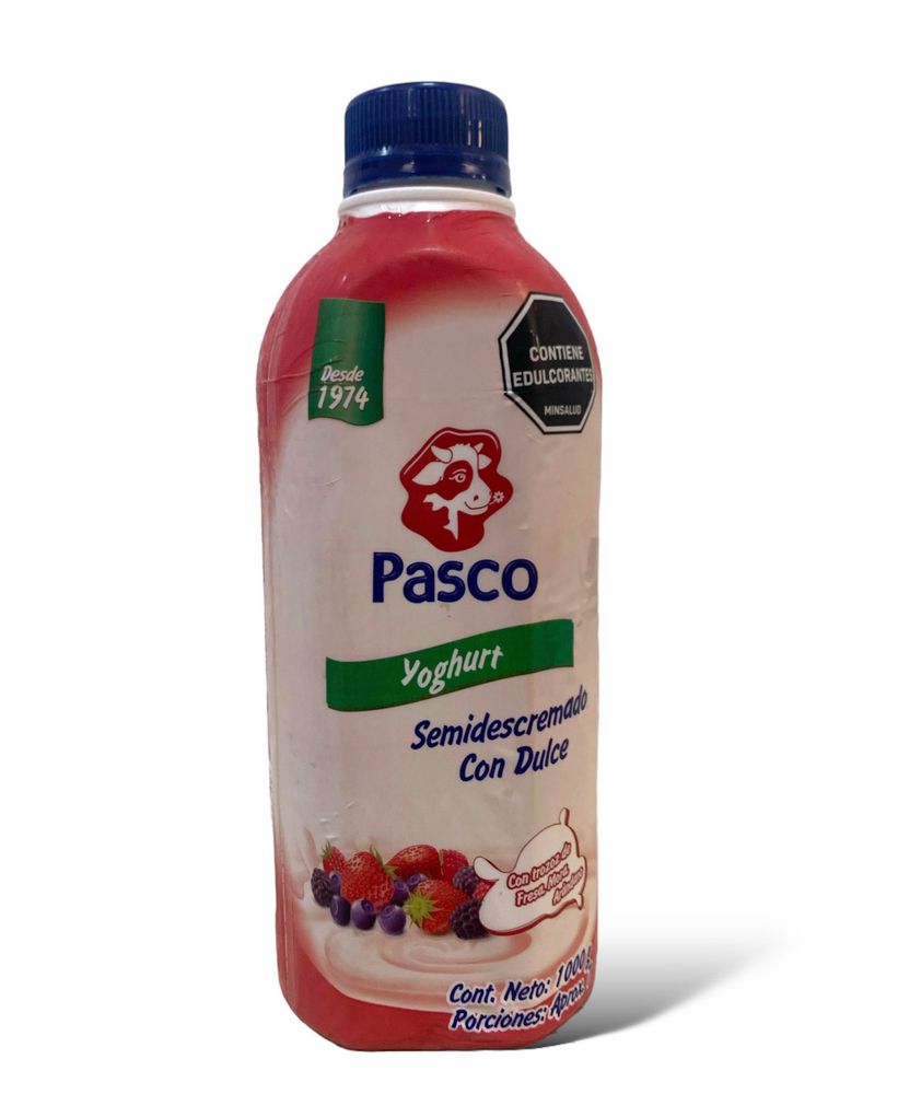 Yogurt PASCO semidescremado fresa arándano (1000  gr) img #2