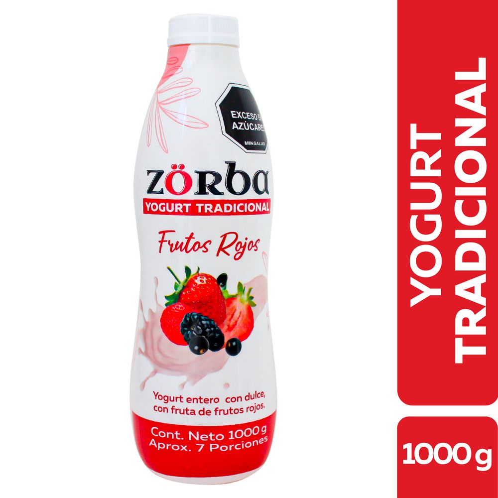 Yogurt ZORBA dulce frutos rojos (1000  gr) img #1