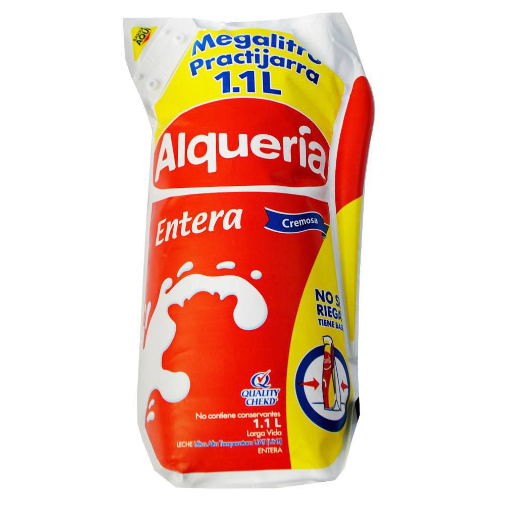 Leche ALQUERIA entera megalitro practijarra (1100  ml) img #1