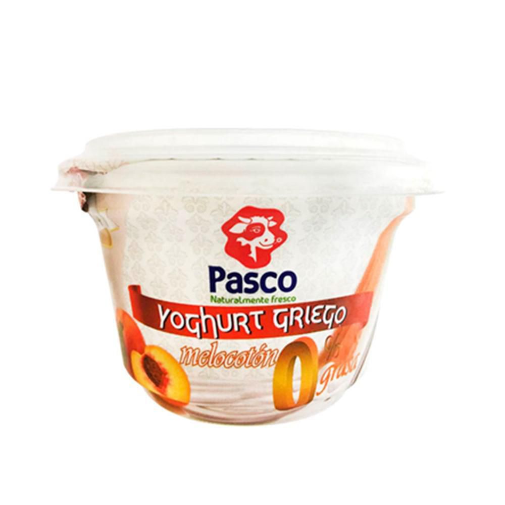 Yogurt griego PASCO con melocotón (164.25  ml) img #1