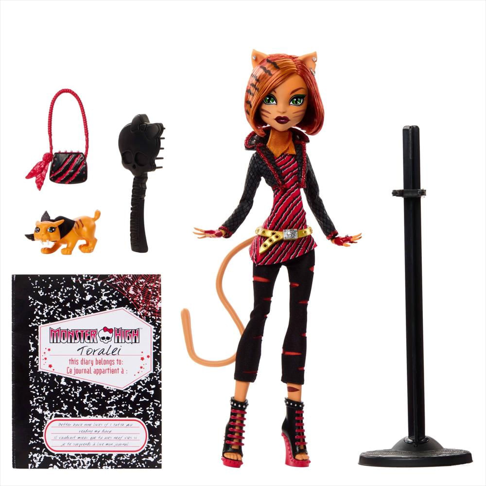 Muñeca Monster High Toralei Creeproduction Con Mascota img #3