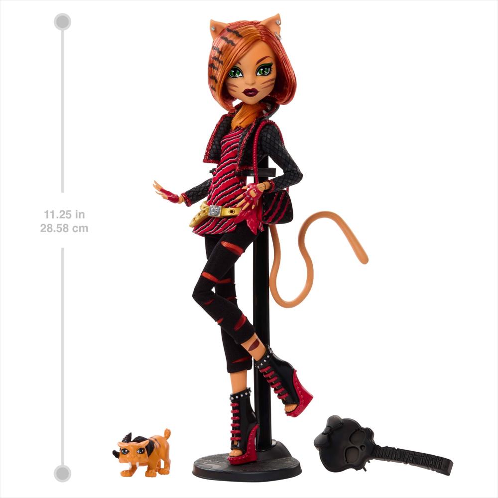 Muñeca Monster High Toralei Creeproduction Con Mascota img #5
