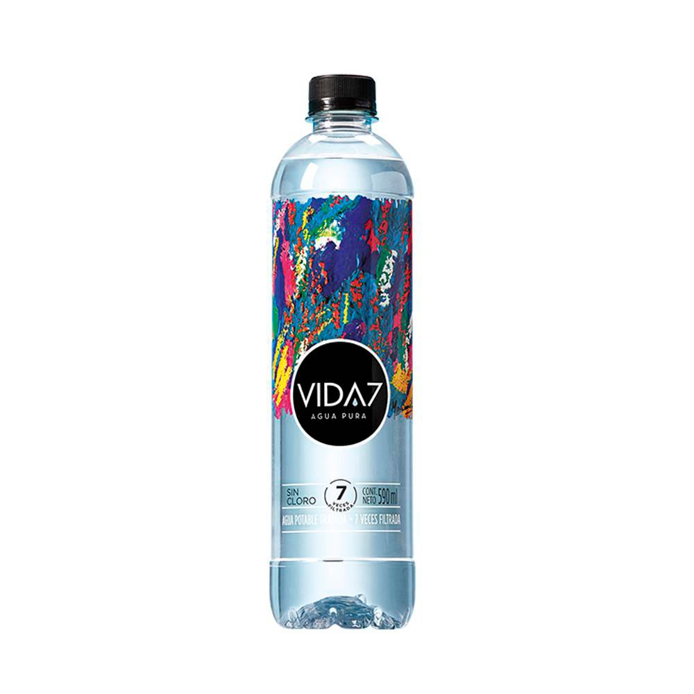 Agua VIDA7 sin gas botella (590  ml) img #6