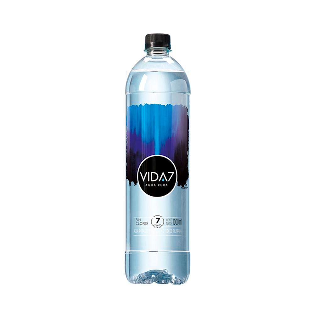 Agua VIDA7 sin gas botella (1000  ml) img #2