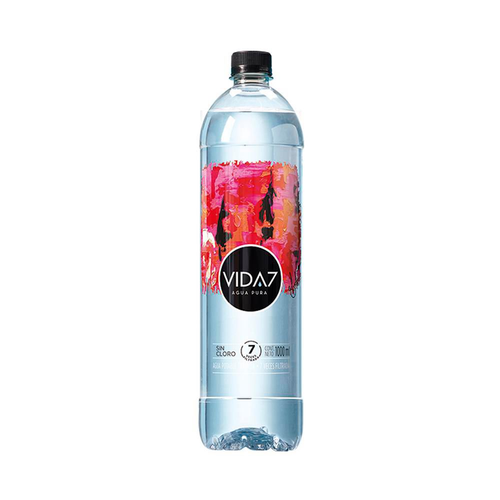 Agua VIDA7 sin gas botella (1000  ml) img #3