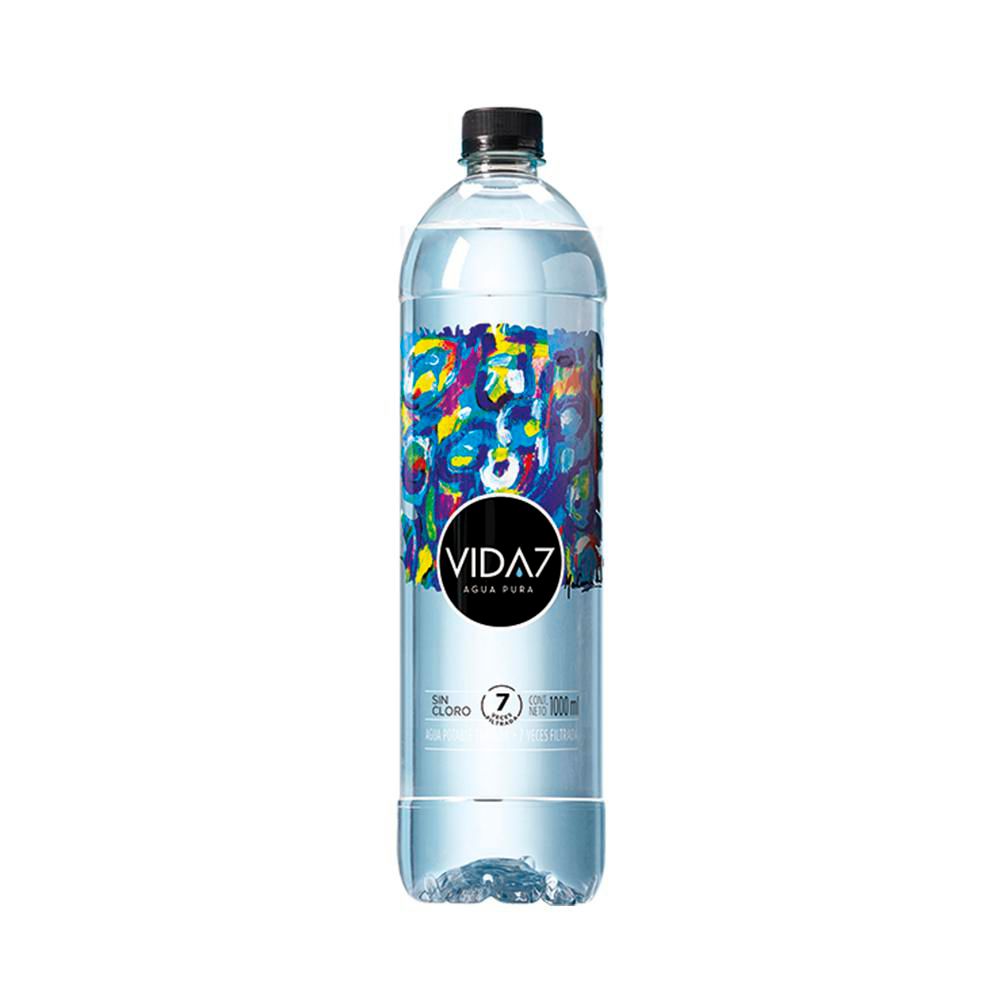 Agua VIDA7 sin gas botella (1000  ml) img #4