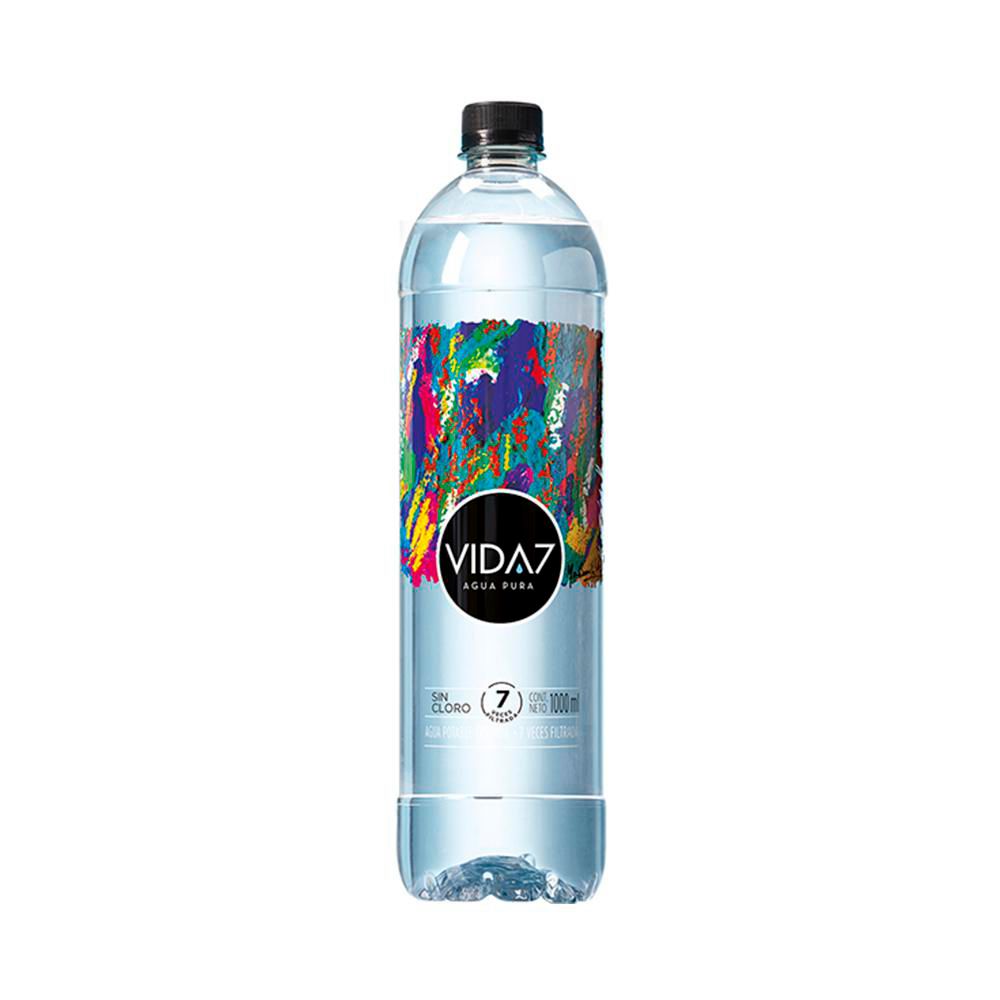 Agua VIDA7 sin gas botella (1000  ml) img #5