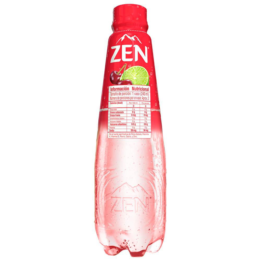 Agua con gas ZEN limonada cerezada (540  ml) img #2