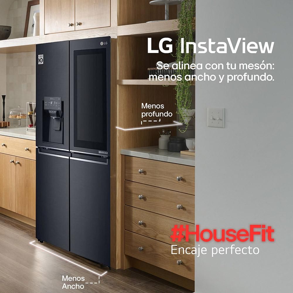 Nevecón LG Tipo Europeo 570 Lts Bruto  423 Ltr Neto  LM57SXTAM Negro img #3