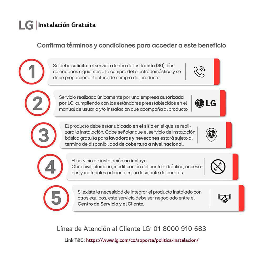 Nevecón LG Tipo Europeo 570 Lts Bruto  423 Ltr Neto  LM57SXTAM Negro img #8