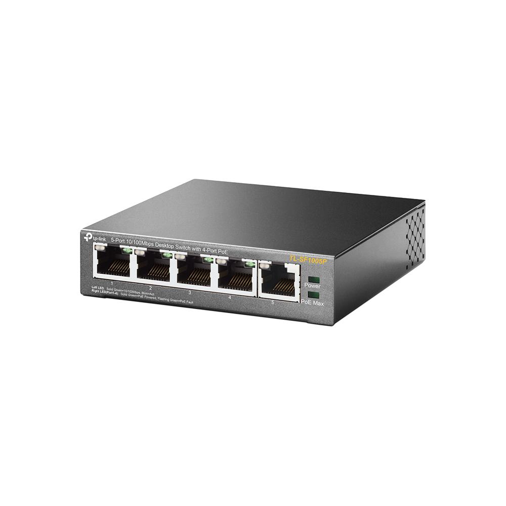 Tp-Link Tl-Sf1005p Switch 5 Puertos 4 Poe Base 100 Mbps 58W img #2