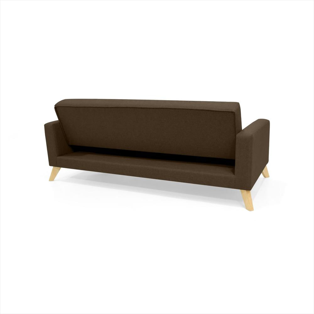 Sofa Cama Sion 206X90x82 Reclinable Tela Poliester Chocolate img #3