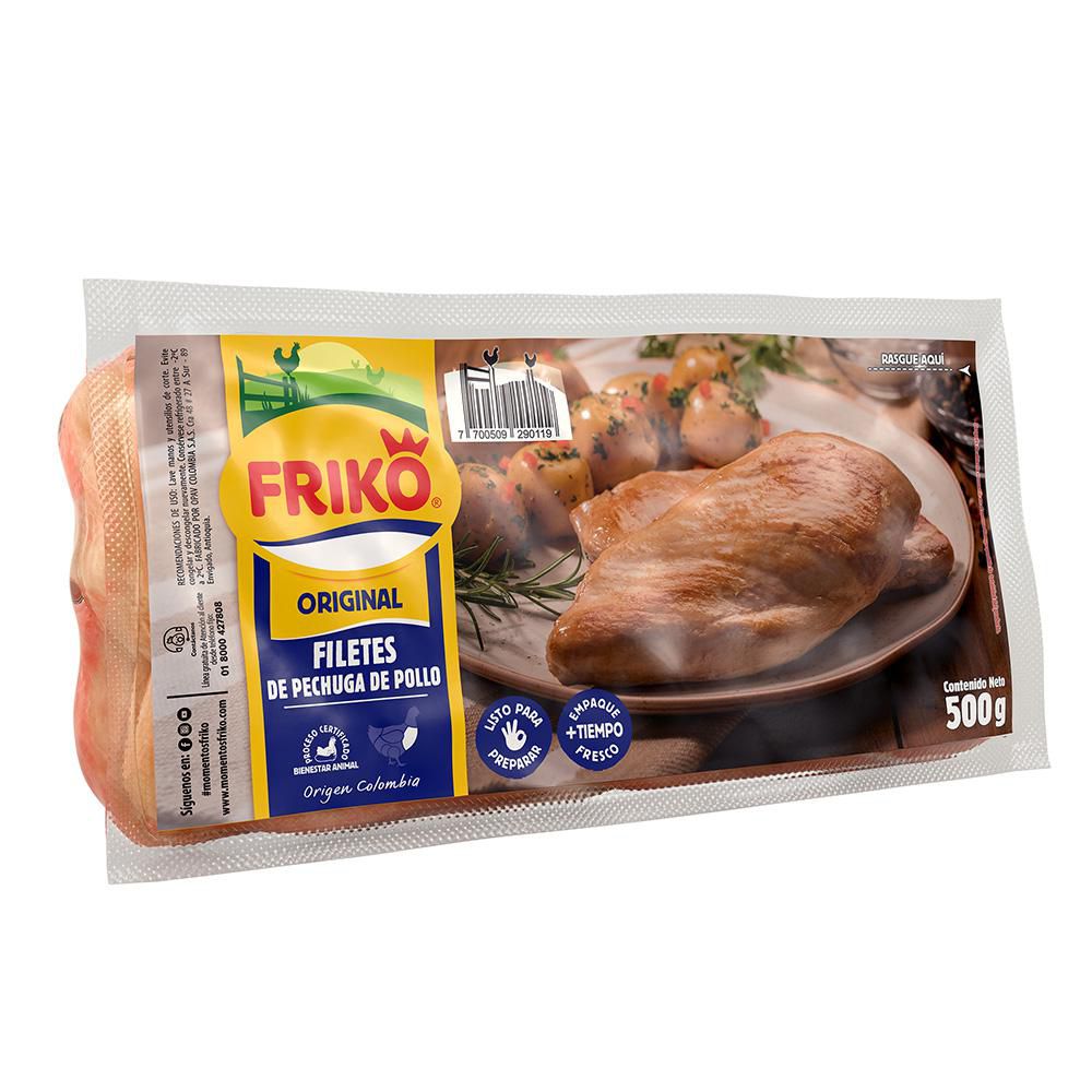 Filete de pechuga de pollo FRIKO original (500  gr) img #1