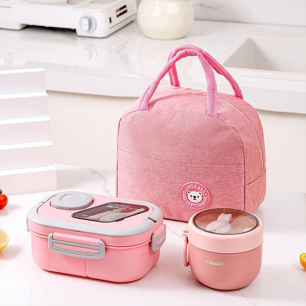 Lonchera Térmica Portátil Rosa img #1