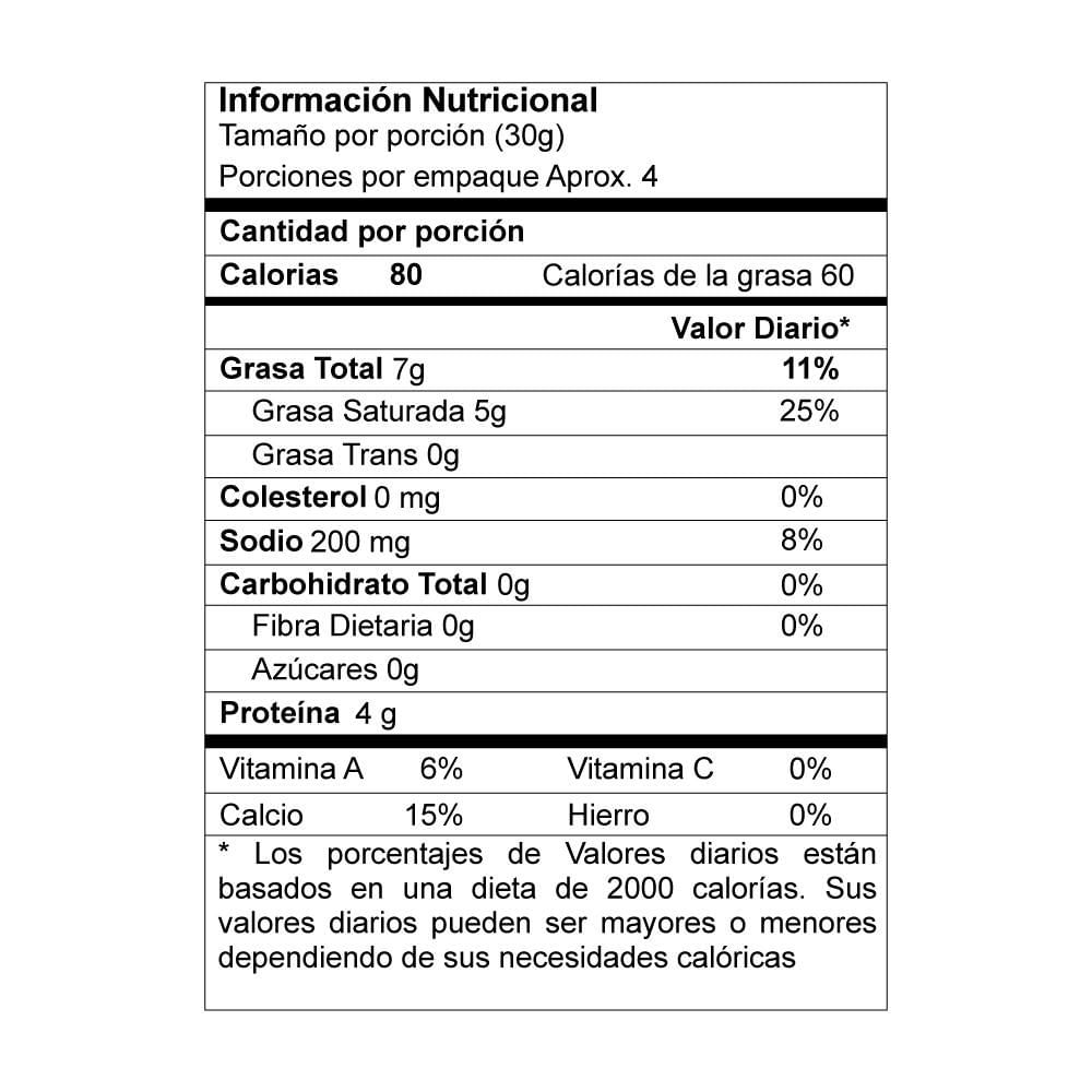 Crema de queso PRESIDENT cheddar (125  gr) img #2