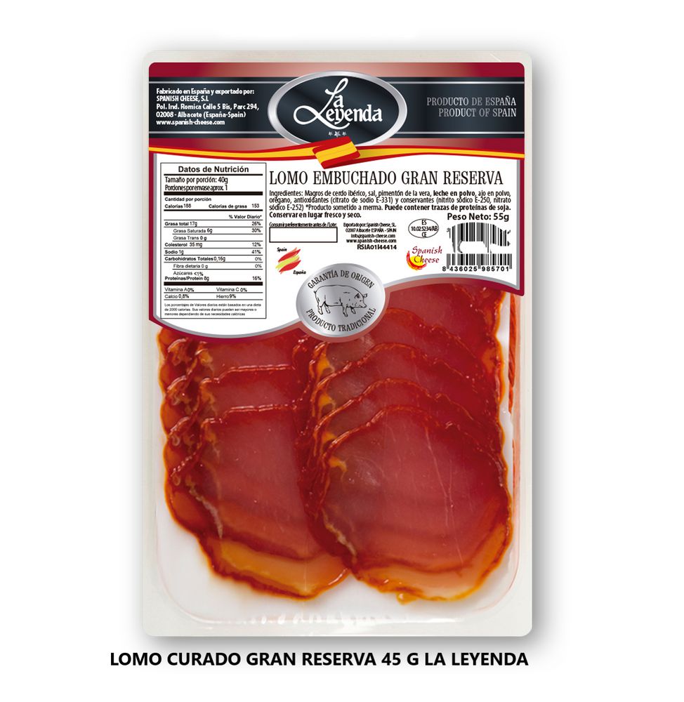 Lomo de cerdo Spanish Cheese gran reserva (45  gr) img #1