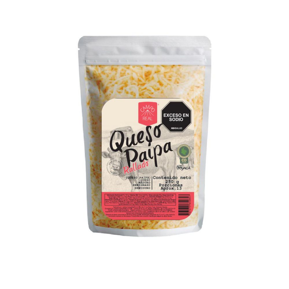 Queso CAMPO REAL Paipa rallado (250  gr) img #1