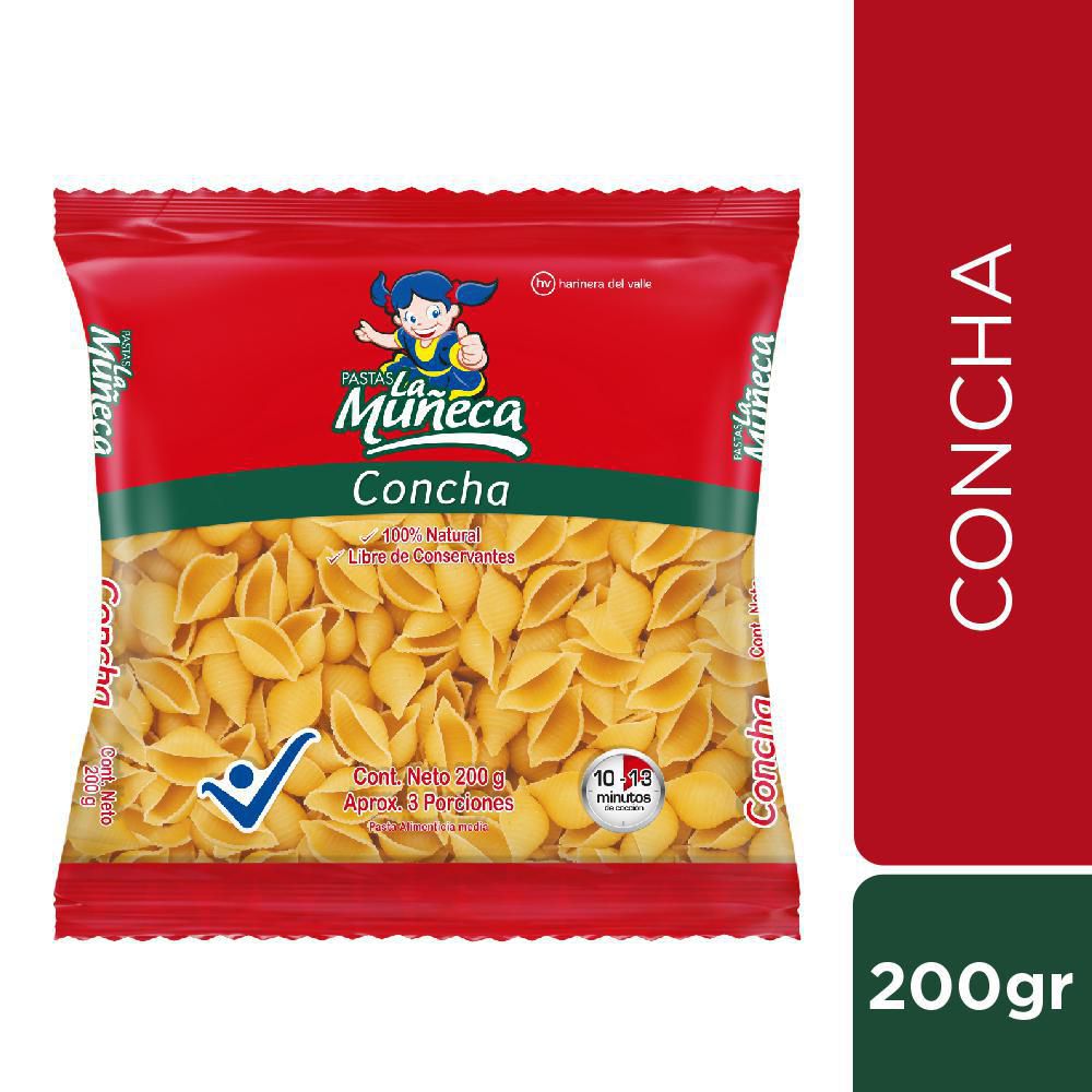 Pasta LA MUNECA corta conchas (200  gr) img #1