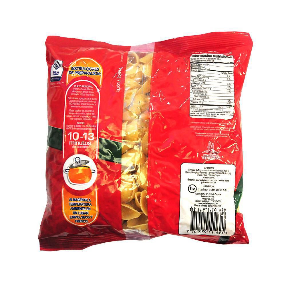 Pasta LA MUNECA corta conchas (200  gr) img #2