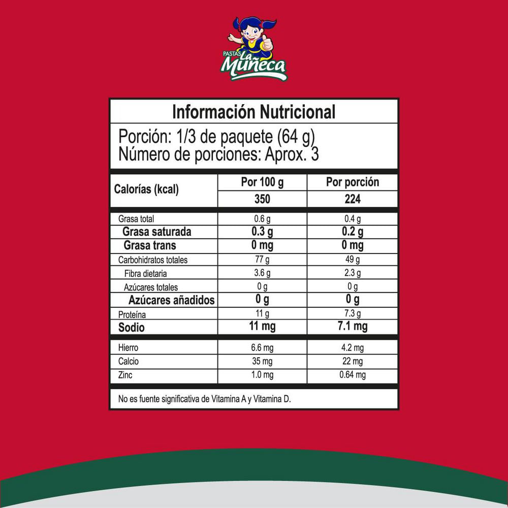 Pasta LA MUNECA corta conchas (200  gr) img #3
