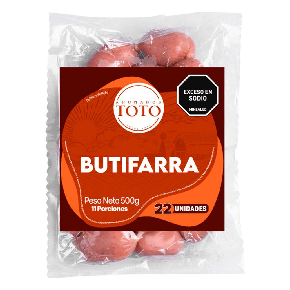 Butifarra AHUMADOS TOTO Pollo (500  gr) img #1