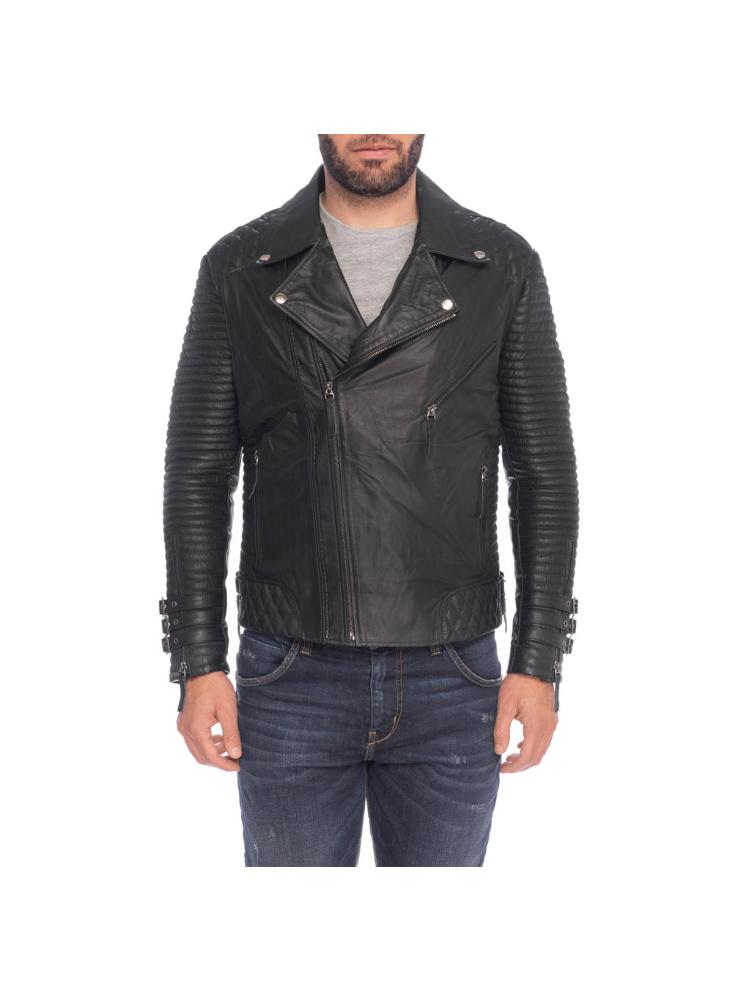 Chaqueta De Cuero Para Hombre Pico img #1