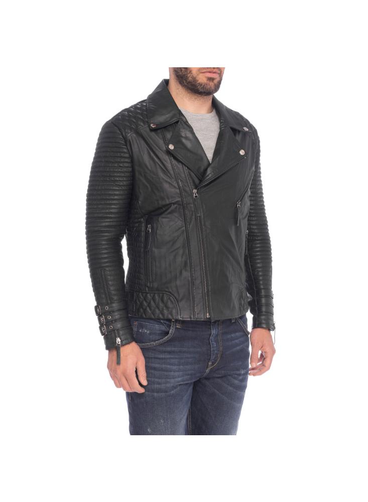 Chaqueta De Cuero Para Hombre Pico img #2