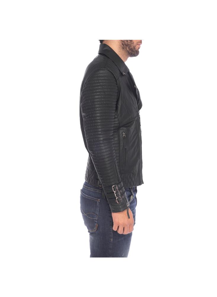 Chaqueta De Cuero Para Hombre Pico img #3