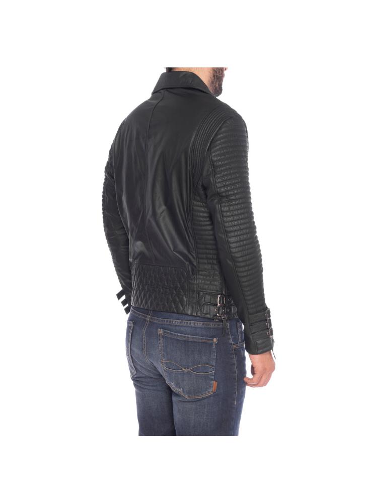 Chaqueta De Cuero Para Hombre Pico img #4