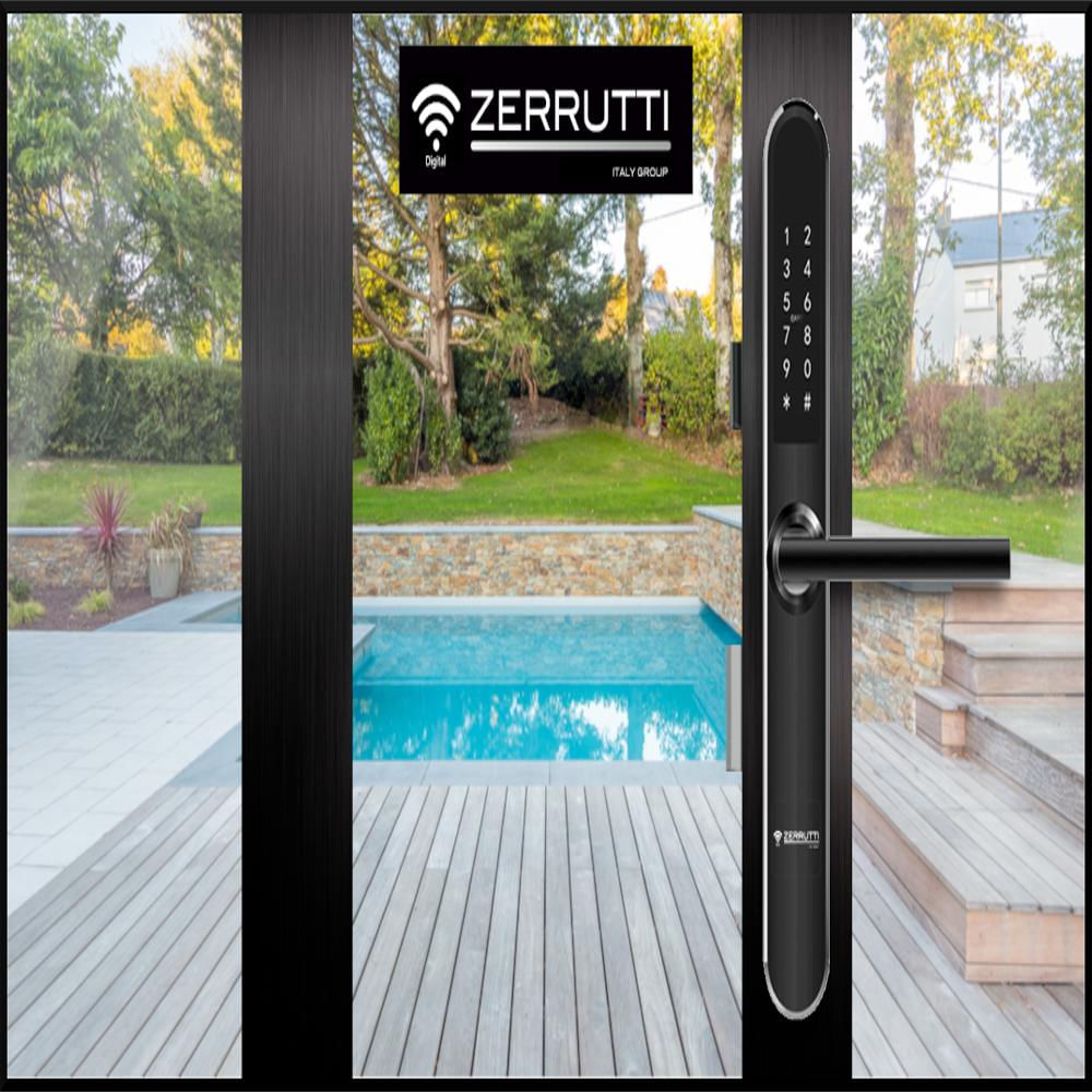 Cerradura Inteligente Biométrica Zerrutti Ze 8050 N (Negro) En Acero Inoxidable 304. img #2