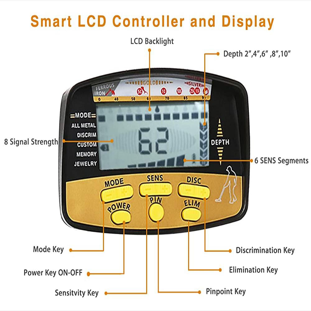 Detector De Metales De Mano Para Joyas De Oro. img #3