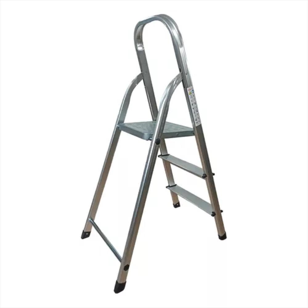 Escalera Tipo Tijera 3 Pasos Portatil De Aluminio img #2