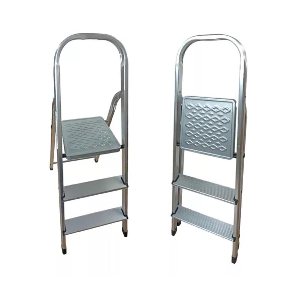 Escalera Tipo Tijera 3 Pasos Portatil De Aluminio img #4