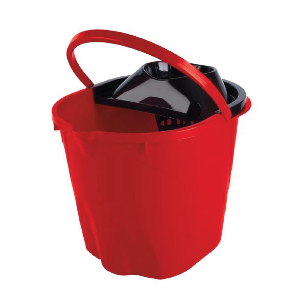 Balde Escurridor 12 Litros Fuller Pinto Rojo img #1