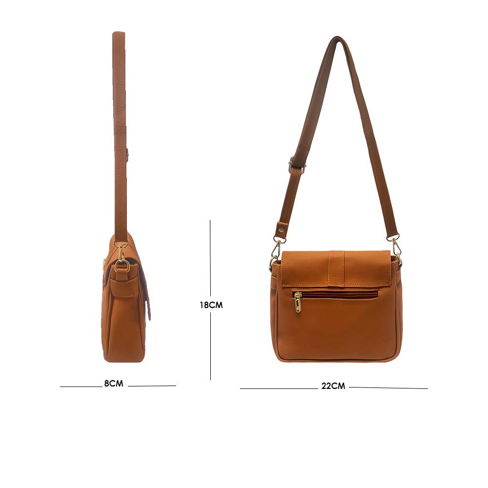 Bolso Manos Libres De Dama Mujer Karla Chacon Ref Lady Miel img #4