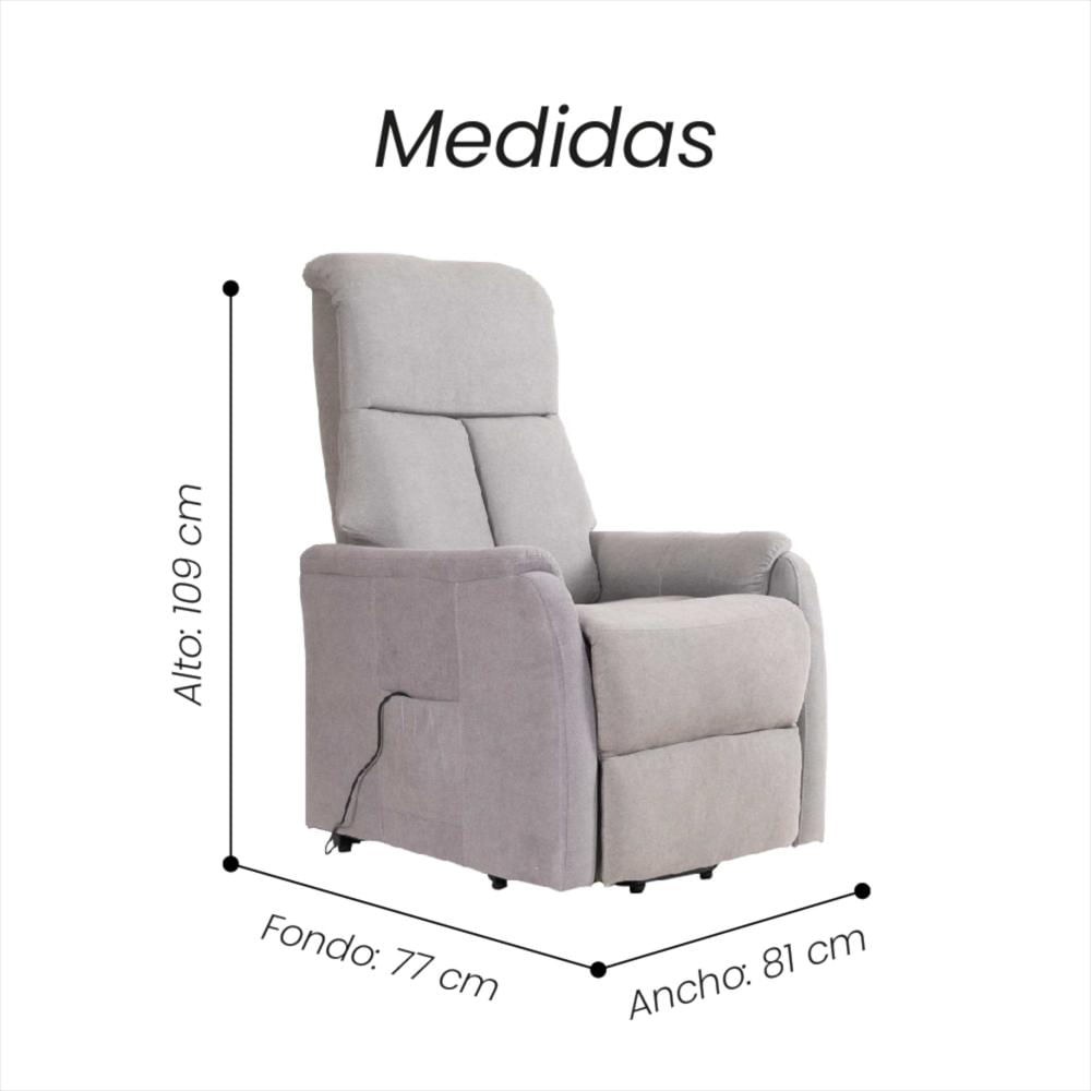 Silla Electrica Levantadora Gris Fiotti Jabalya img #5