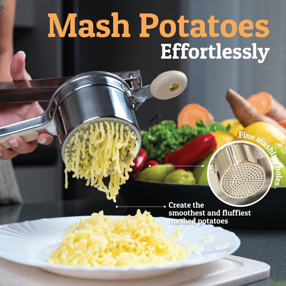 Prensa De Patatas Prioritychef De 450Ml Acero Inoxidable img #2