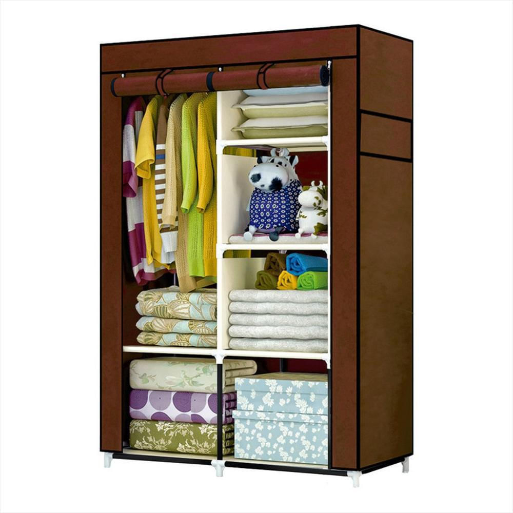 Closet Armable Rack & Pack Portatil Entrepaños Tela Ecologica 50 Kg img #1