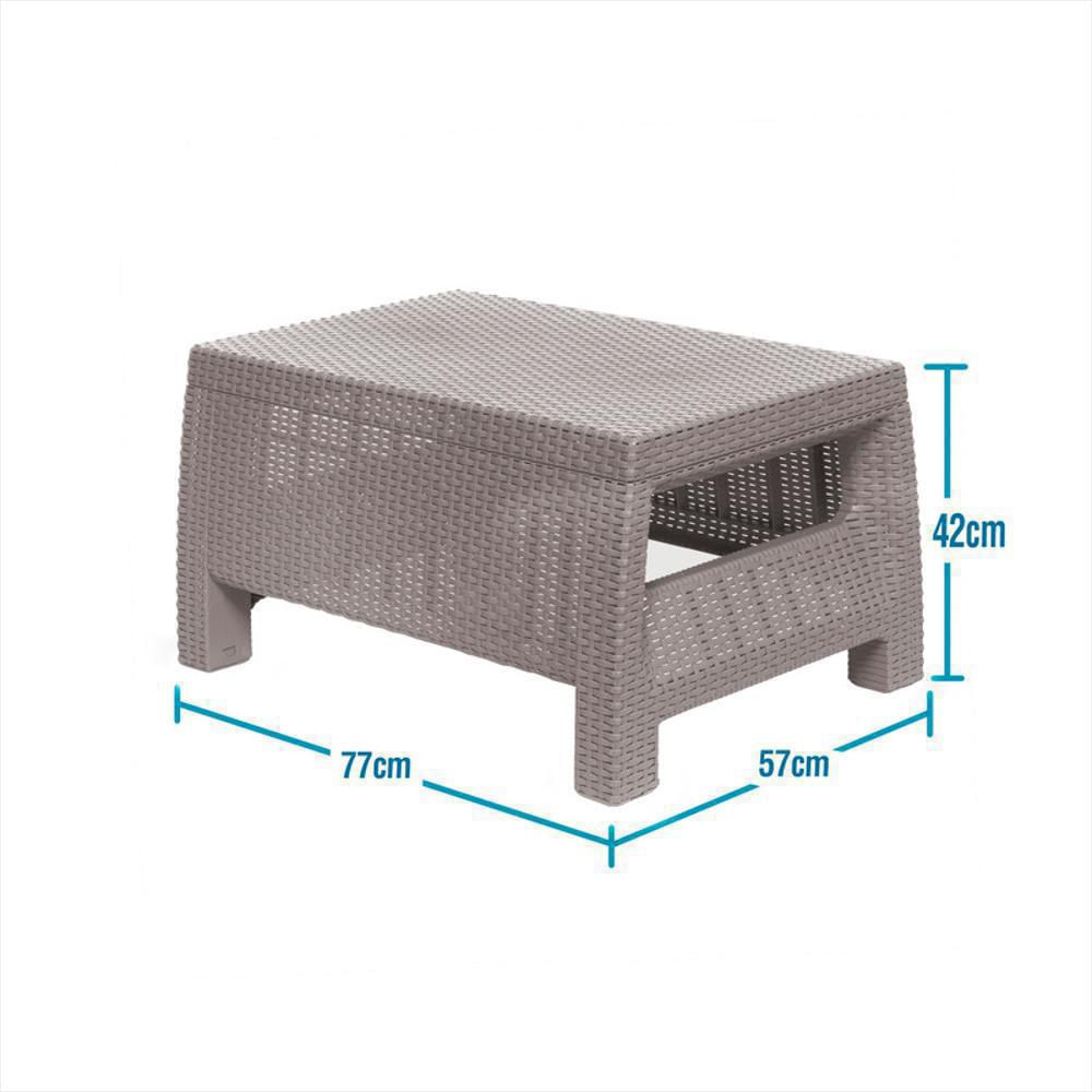 Sala Muebles Para Exterior E Interior Tipo Ratan Taupe Mq img #4