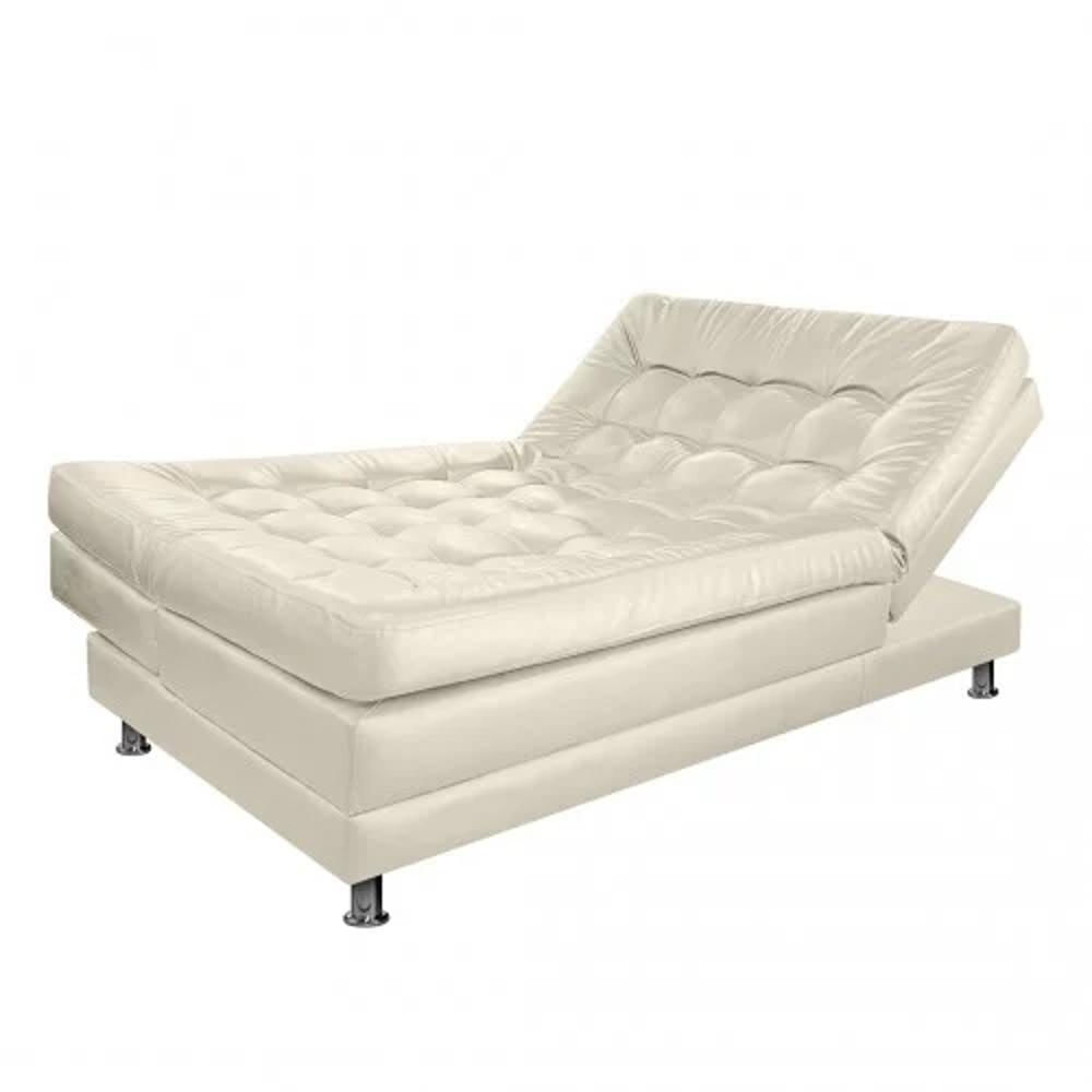 Sofa Cama Multifuncional Euro | Cuero Sintetico Beige img #3