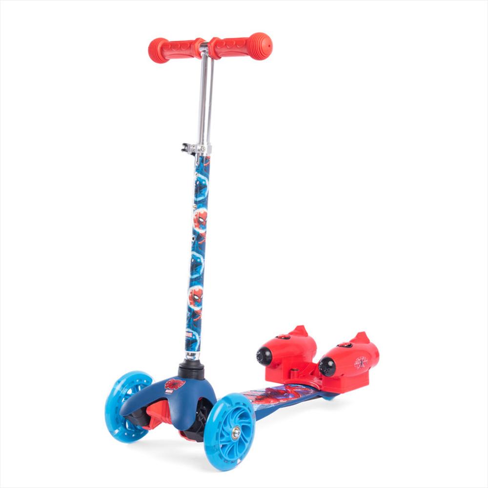 Patineta Scooter Lanza Humo 3Ruedas Azul Spiderman Zs78815 img #1