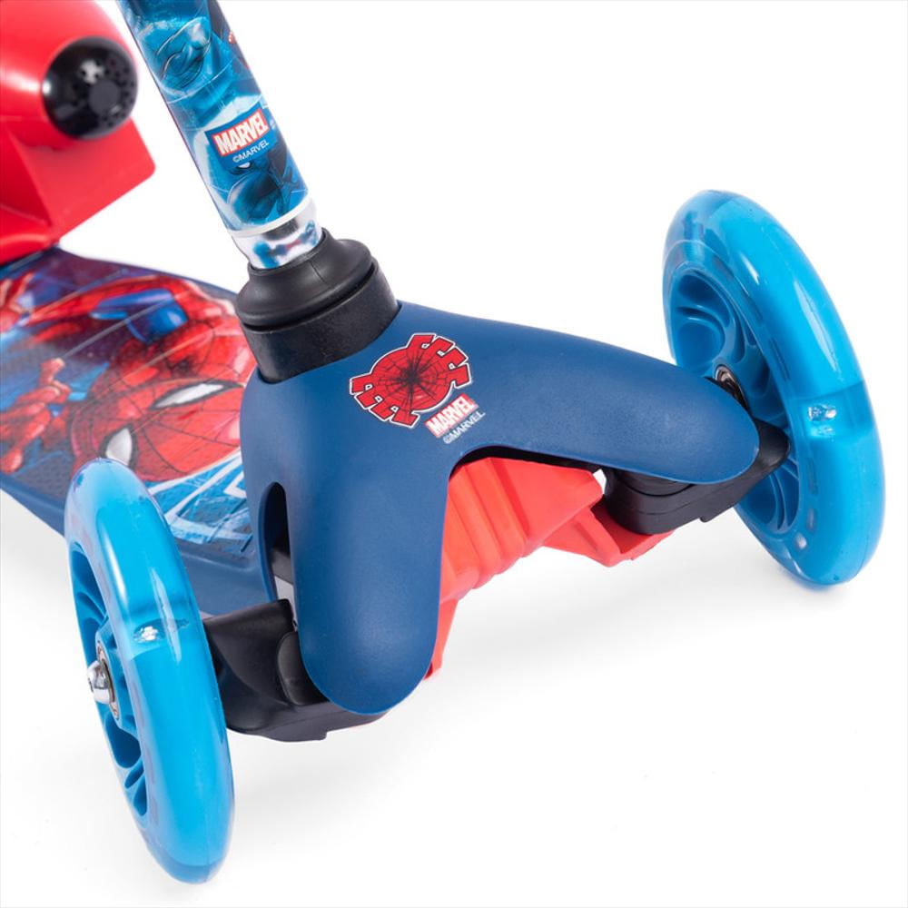 Patineta Scooter Lanza Humo 3Ruedas Azul Spiderman Zs78815 img #3