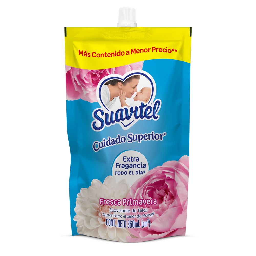 Suavizante SUAVITEL Cuidado Superior Fresca Primavera (360  ml) img #1