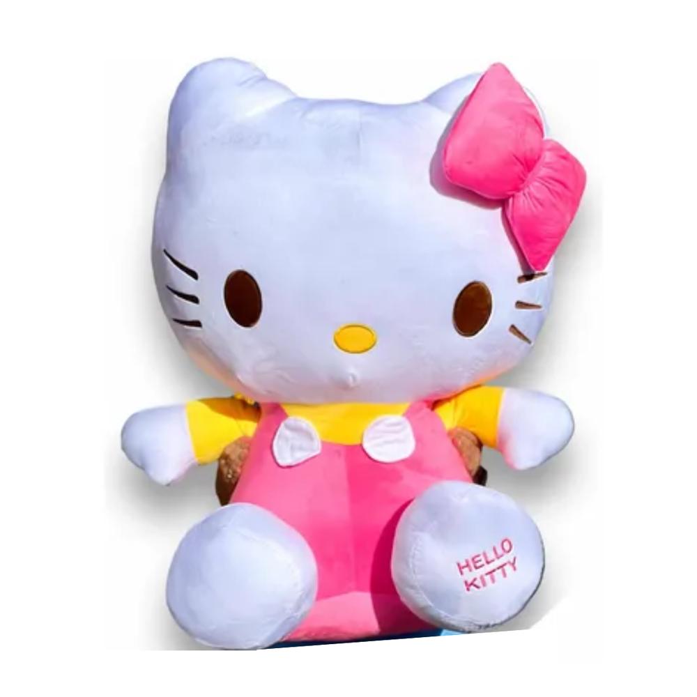 Peluche Hello Kitty Gigante 110Cms Perfumada Con Moño Y 3 Globos Juguete Niñas img #1